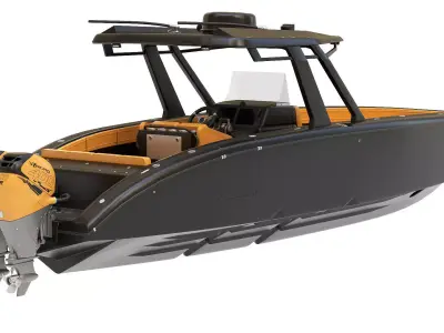Motorboat 3D model from CGTrader - PBR