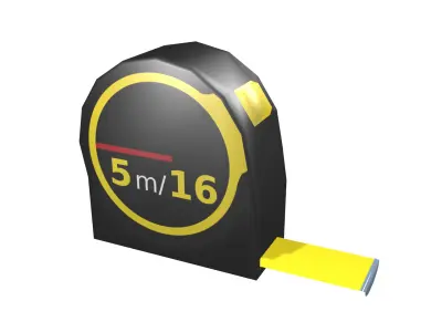 Tape measure Low-poly 3D model purchase
