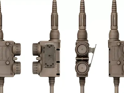 ANPRC 163 RADIO Low-poly 3D model