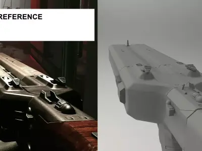 Starfield Shotgun 3D print model