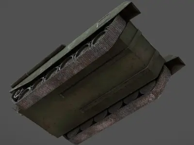 Missile Launcher Low-poly 3D model by TF3D
