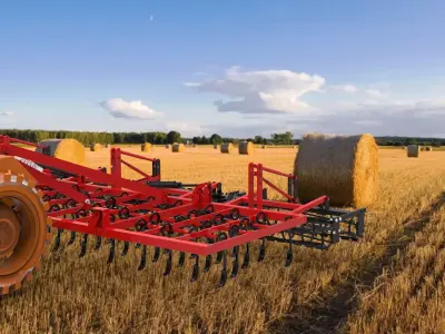 CULTIVATOR agricultural plow 3D model