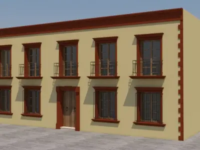 Mexican House  3D model buy