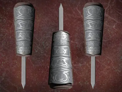 ASN Creed Hidden Blade Altair Low  IbnLaAhadAltairWarrior Free 3D model