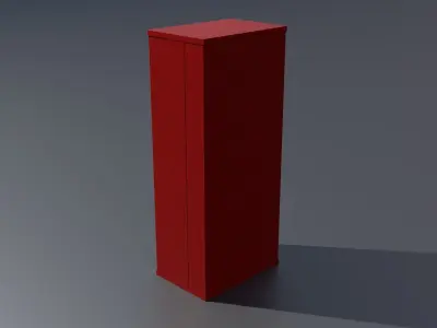 Workshop storage closet large 1 PBR  3D model