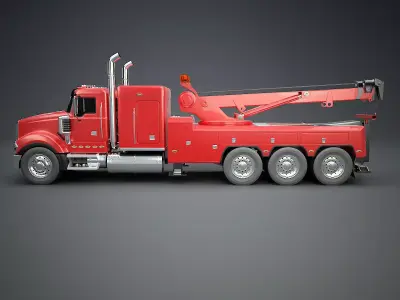 Heavy Duty Towing Truck 3D model