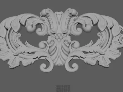 dekor ornate carving 3D model get