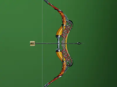 Bow and Arrow 3D model get