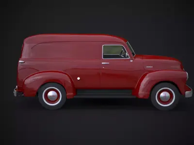 Chevrolet Panel Van 1951 3D model