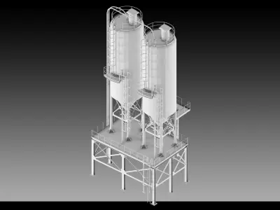 5 Factory Collection Props- High detail 3d models- Vol 09 Low-poly 3D model