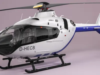 Airbus Helicopter H135 3D model purchase
