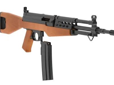 Madsen LAR 3D model