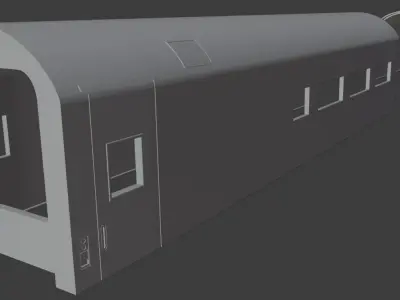 H0 1-87 scale Reisezugwagen Apmz 116 0 3D print model