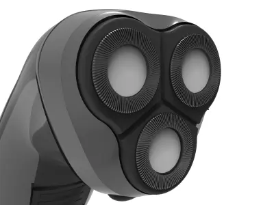 Modern Rotary Shaver Concept - High Quality Product Asset 3D model