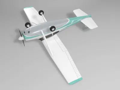 Cessna 175 Skylark Aircraft 3D model