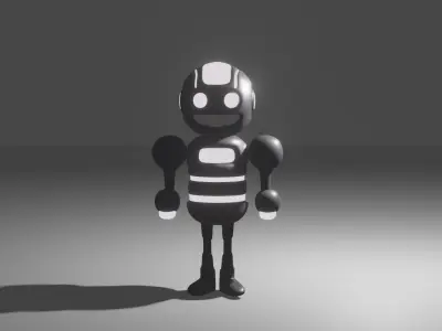 Robot Toy 3D model get