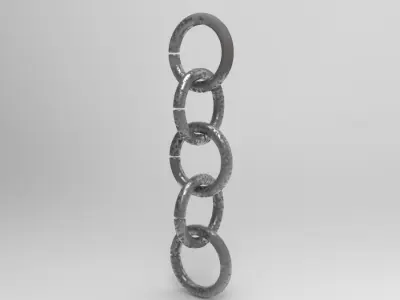 Simple Chain Rings Free 3D model