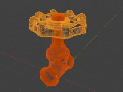 Industrial Valve 3D model