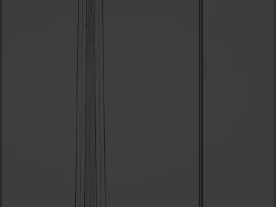 medieval fighting sword Low-poly 3D model