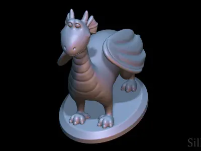 Firedrake - Dragon Rider 3D print model
