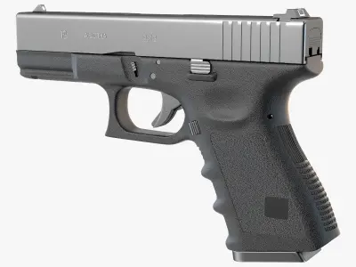 Micro Compact Handgun 3D model