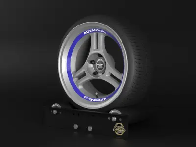 ADVAN RA3-DT Low-poly 3D model