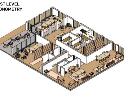 Restaurant - Revit 3D model