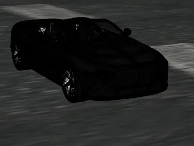 BLACK BENTLEY  Free 3D model