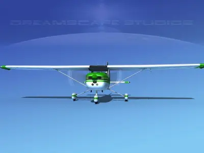 Cessna 150 Aerobat V08 3D model