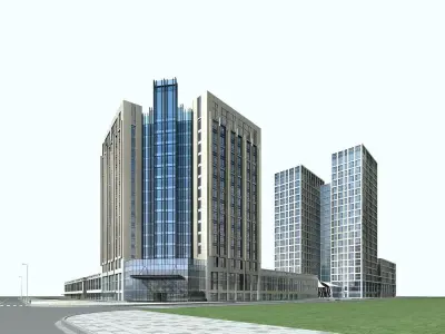 Office Building 3D model 261