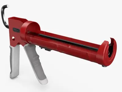 Newborn 930 GTD Drip Free Caulk Gun Red 3D model