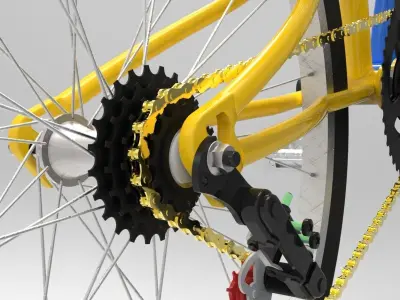 Median CX-FS01 bicycle  Kerkpr  Free 3D model