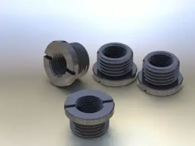 Crank bush Free 3D model
