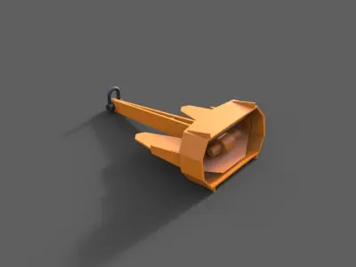 Offshore Anchor Typ D 3D print model