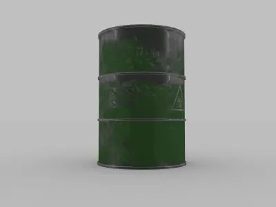Barrel 3D model buy