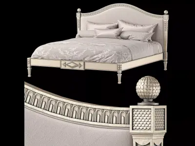 roberto giovannini bed art 1386 3D model