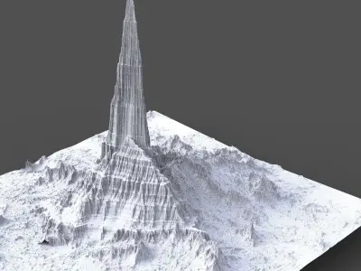 Mountain Dark Lord Extended 3D model