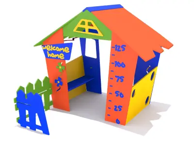 Playhouse house for kids to play Free 3D model