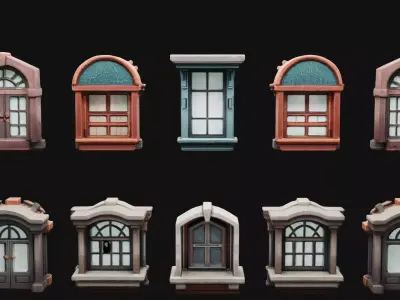 Windows-1 3D Model Low-poly 3D model