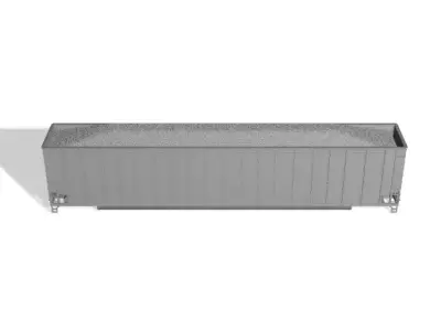 HO 8200 Cubic Foot Hi Capacity Woodchip Hopper Woodchip Load 3D print model