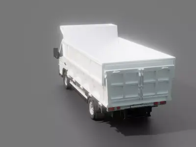 Mitsubishi Fuso Canter Tipper 3D model