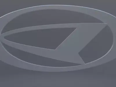 Daihatsu Logo 3D model