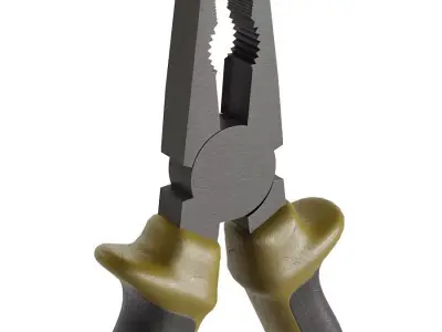 Ergonomic Multi-Purpose Pliers Tool 3D model