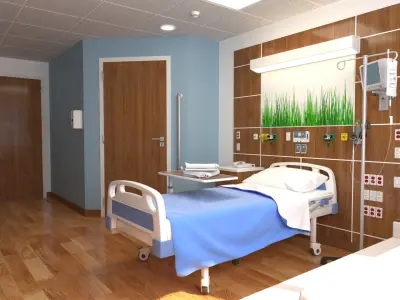 Patient Room 3D model