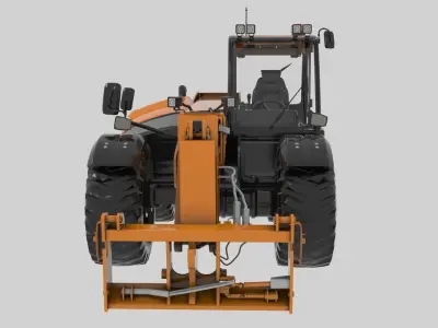 JCB  Farm Machinery PBR 3D model