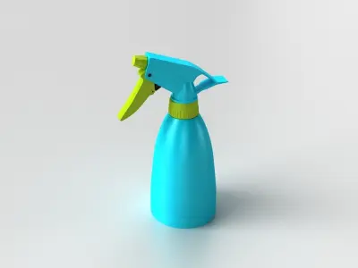 spray bottle 3D model purchase