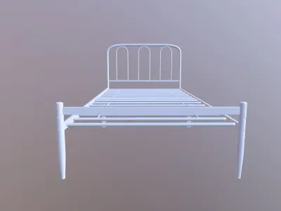 Prison Bed 3D model purchase