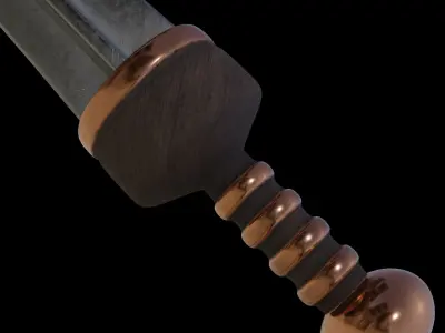 Roman Sword 3D model purchase