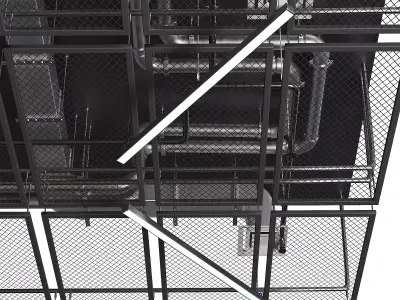 Ceiling 02 Low-poly 3D model purchase