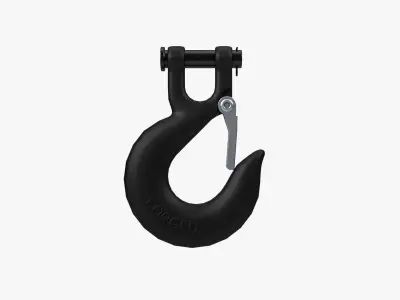Clevis Hook Low-poly 3D model